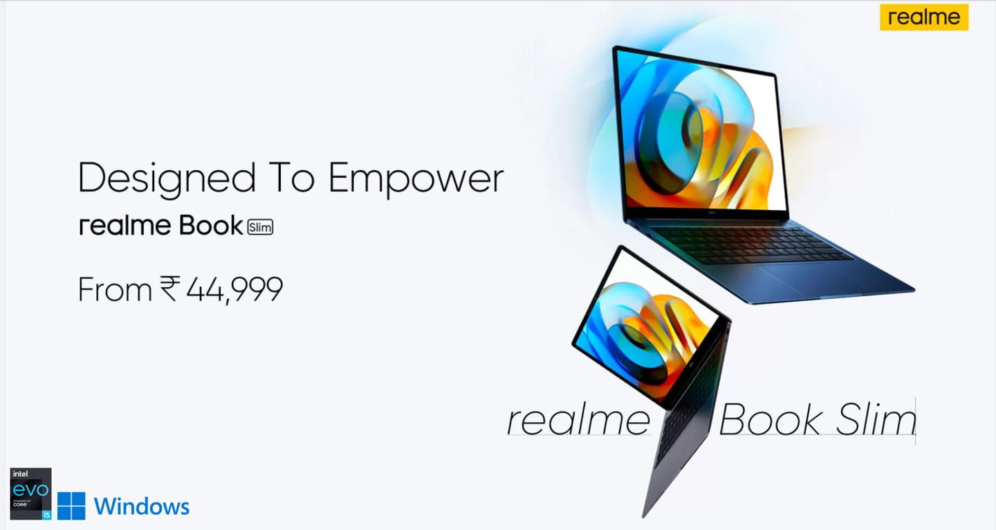 Realme  Book  Slim  現(xiàn)已通過 Evo  認(rèn)證