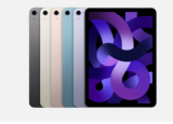 蘋果發(fā)布配備M1芯片及5G連接和紫色選項的IPADAIR5