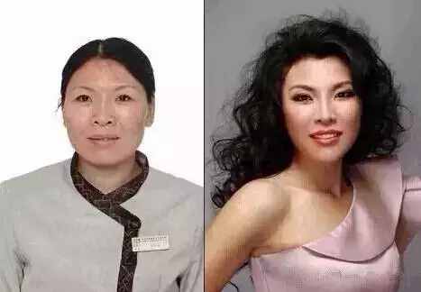 當女星妝前妝后對比照，卸了妝你還認識她們么？
