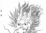 今日更新龍的畫法（白描龍譜的畫法素材）