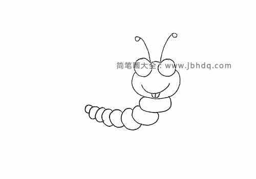 畫(huà)毛毛蟲(chóng)的身體