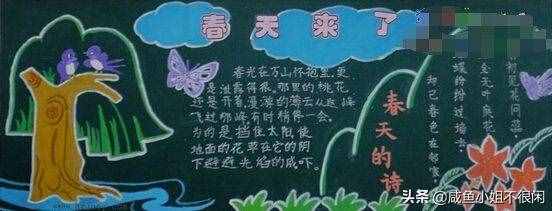 全新“春天”主題黑板報(bào)大全，創(chuàng)意滿滿，簡(jiǎn)單好畫(huà)！