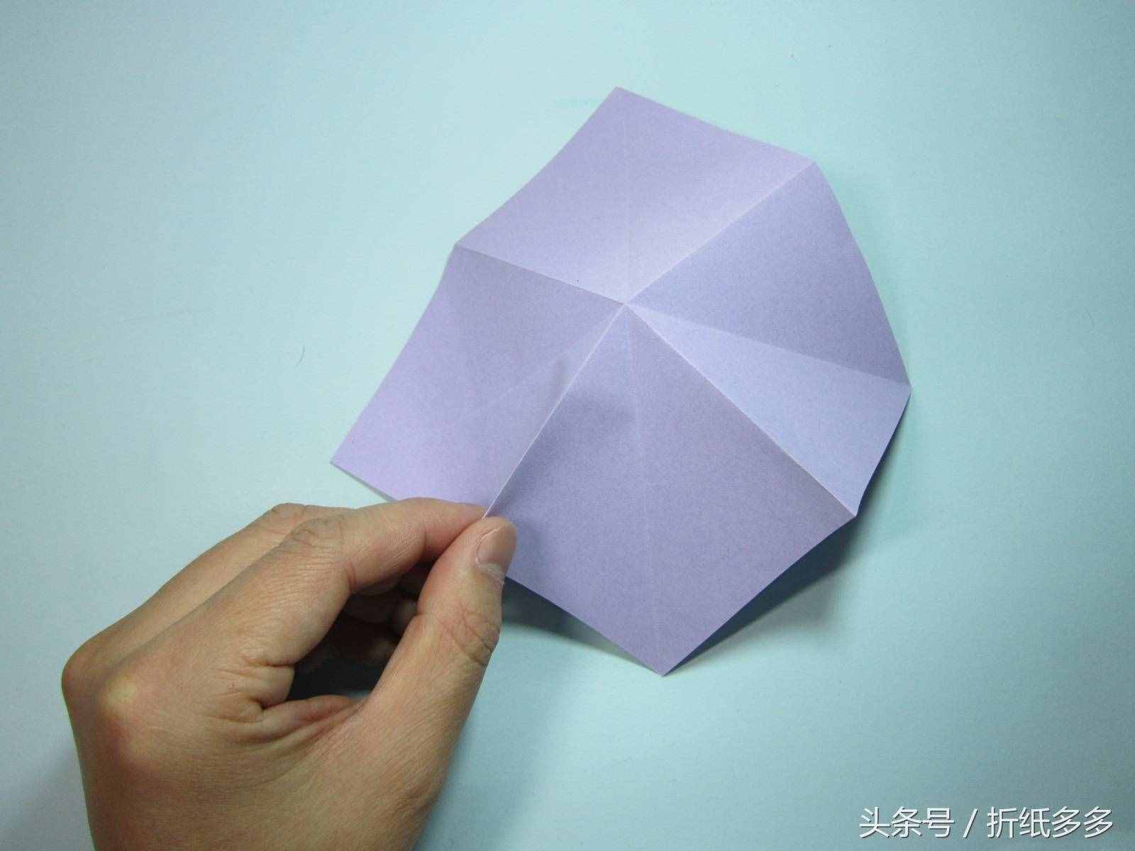 簡單的折紙教程：折紙千紙鶴步驟圖解