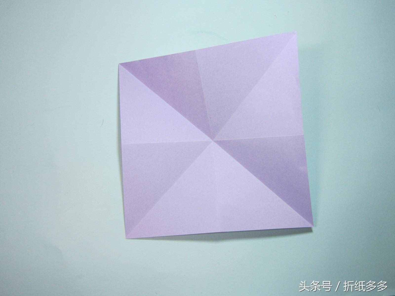 簡單的折紙教程：折紙千紙鶴步驟圖解