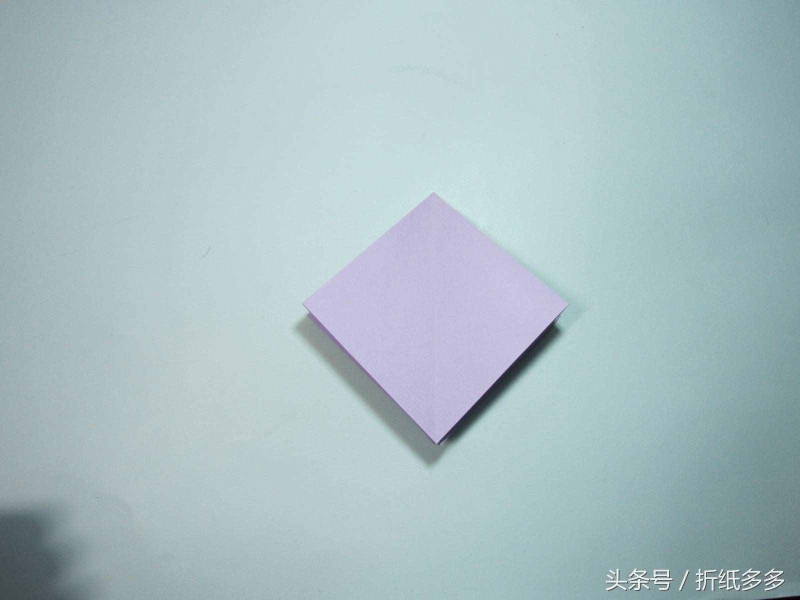 簡單的折紙教程：折紙千紙鶴步驟圖解