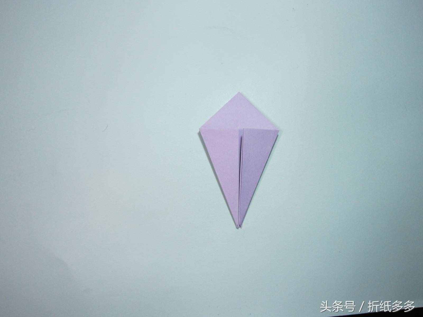 簡單的折紙教程：折紙千紙鶴步驟圖解