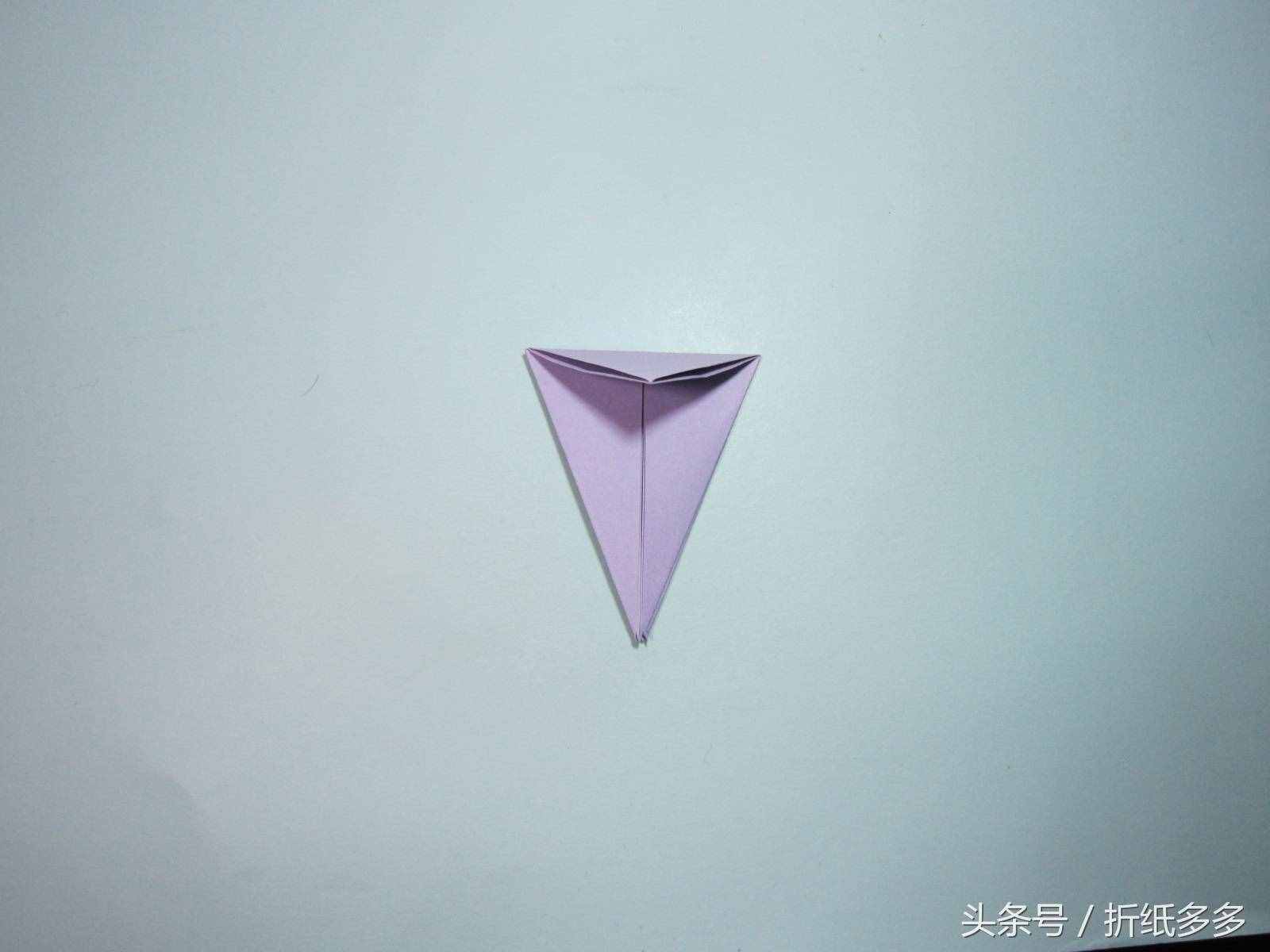 簡單的折紙教程：折紙千紙鶴步驟圖解