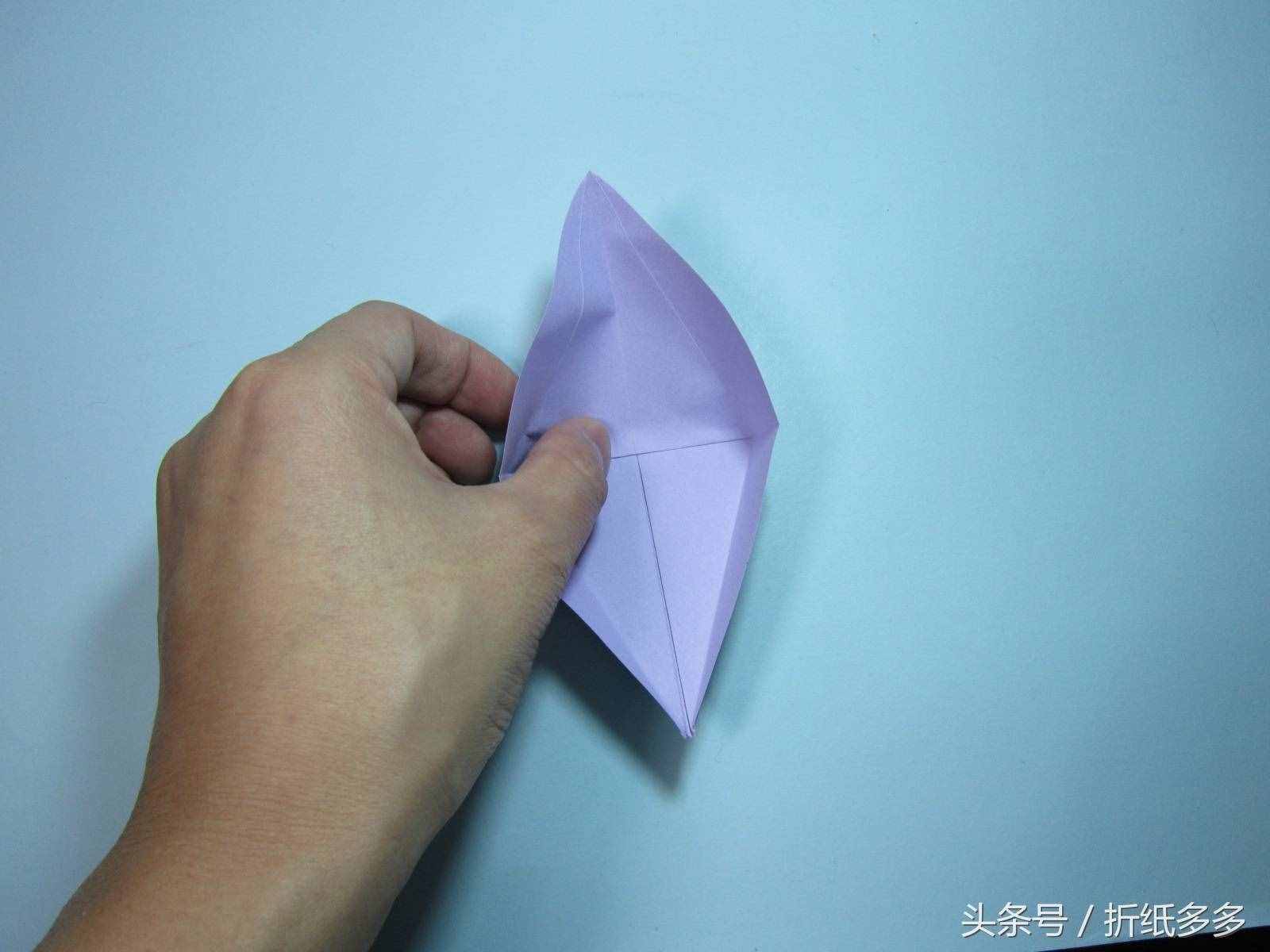 簡單的折紙教程：折紙千紙鶴步驟圖解