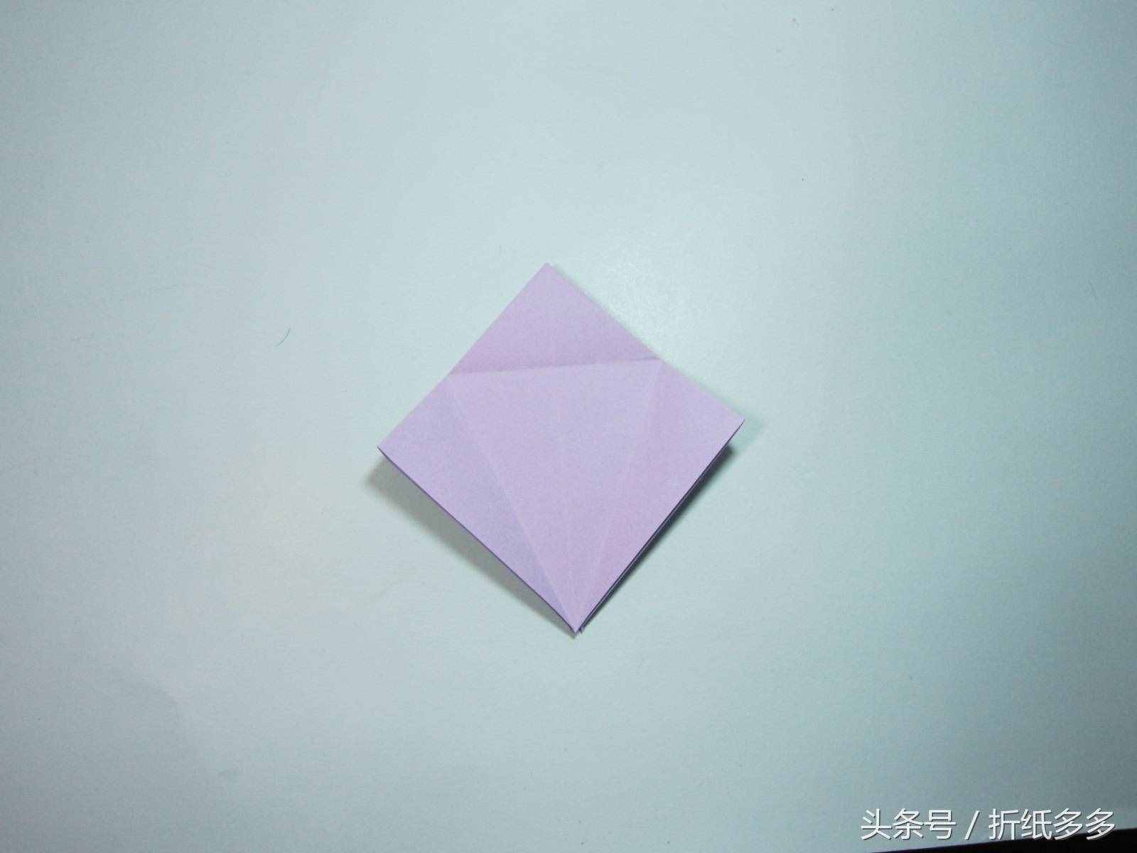 簡單的折紙教程：折紙千紙鶴步驟圖解