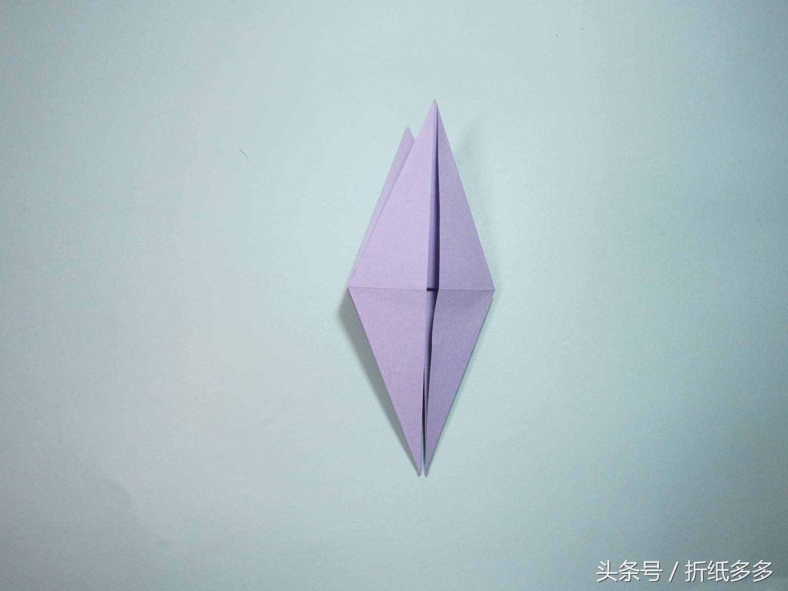 簡單的折紙教程：折紙千紙鶴步驟圖解
