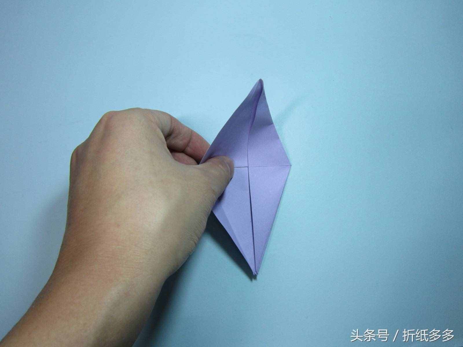 簡單的折紙教程：折紙千紙鶴步驟圖解