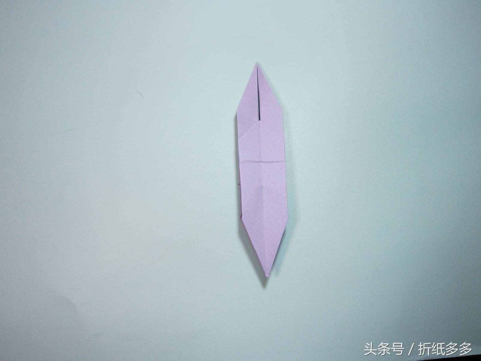 簡單的折紙教程：折紙千紙鶴步驟圖解