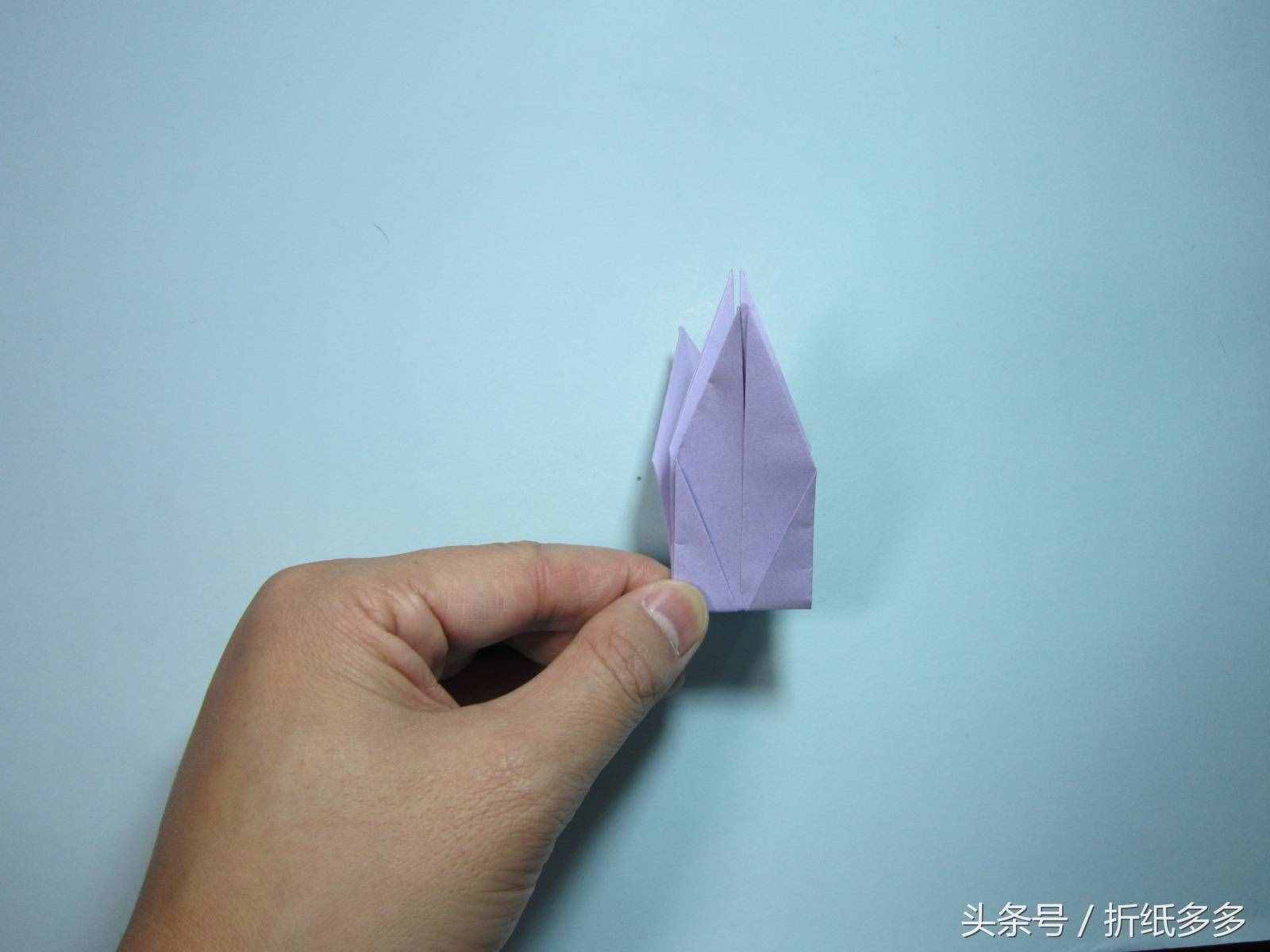 簡單的折紙教程：折紙千紙鶴步驟圖解