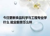 今日更新食品科學與工程專業(yè)學什么 就業(yè)前景怎么樣