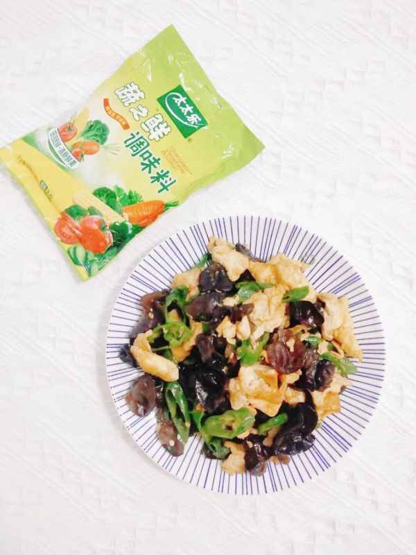 青椒木耳炒雞蛋 低脂低卡降壓高考菜