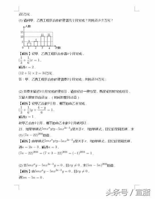 七年級(jí)數(shù)學(xué)人教版總復(fù)習(xí)專項(xiàng)測(cè)試題(一)