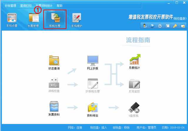 網(wǎng)上抄報稅操作方法！簡單、清晰、三步搞定！