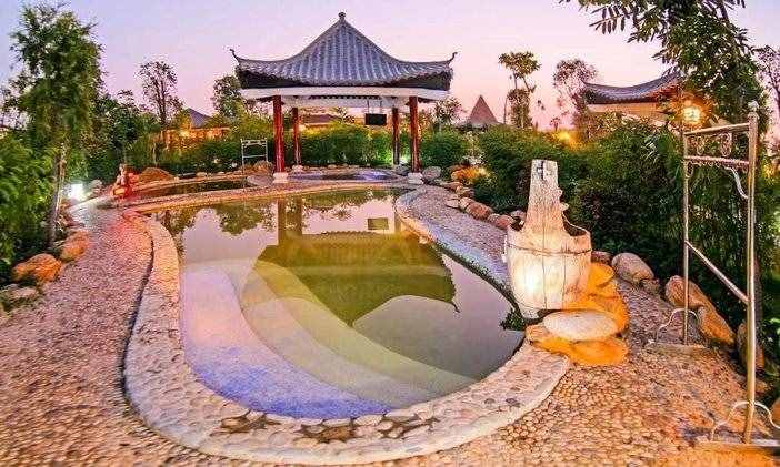 三水蘆苞溫泉度假村！豪華雙人房含自助早餐+無(wú)限次溫泉+自助晚餐