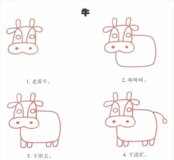 簡(jiǎn)筆畫｜幼兒園簡(jiǎn)筆畫教程大全（100種），果斷為孩子收藏！