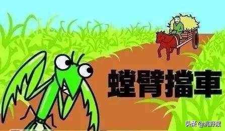 上聯(lián)：螳臂當(dāng)車心有夢，邀對下聯(lián)