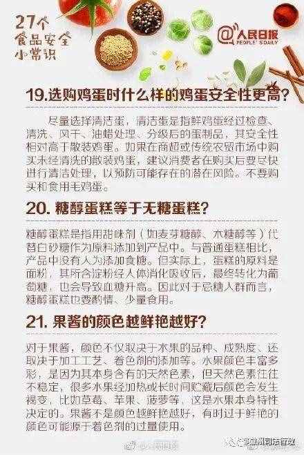 所有人，這27個食品安全常識你必須知道