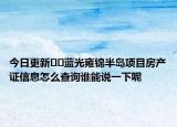 今日更新??藍(lán)光雍錦半島項(xiàng)目房產(chǎn)證信息怎么查詢誰(shuí)能說(shuō)一下呢