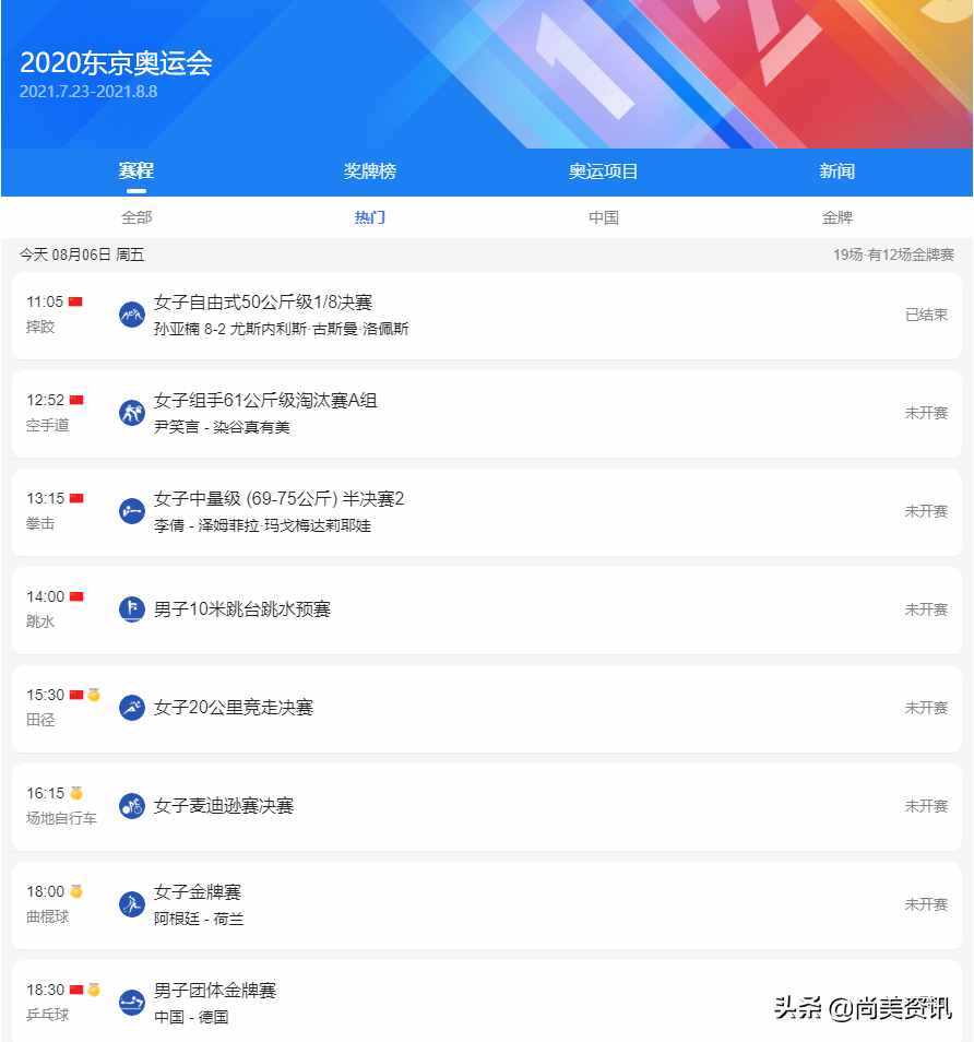 未來(lái)3日奧運(yùn)會(huì)賽程安排明細(xì)，8月8日閉幕，中國(guó)還能奪得多少金？