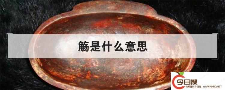 觴是什么意思