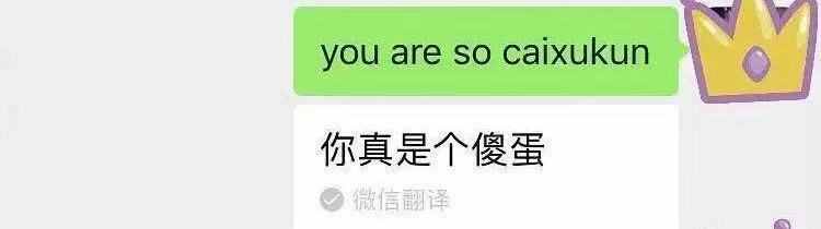 Caixukun被翻成"傻蛋”？"ohh“是”留在我身邊"？看看你的名字被翻譯成啥？微信翻譯大型翻車現(xiàn)場(chǎng)？