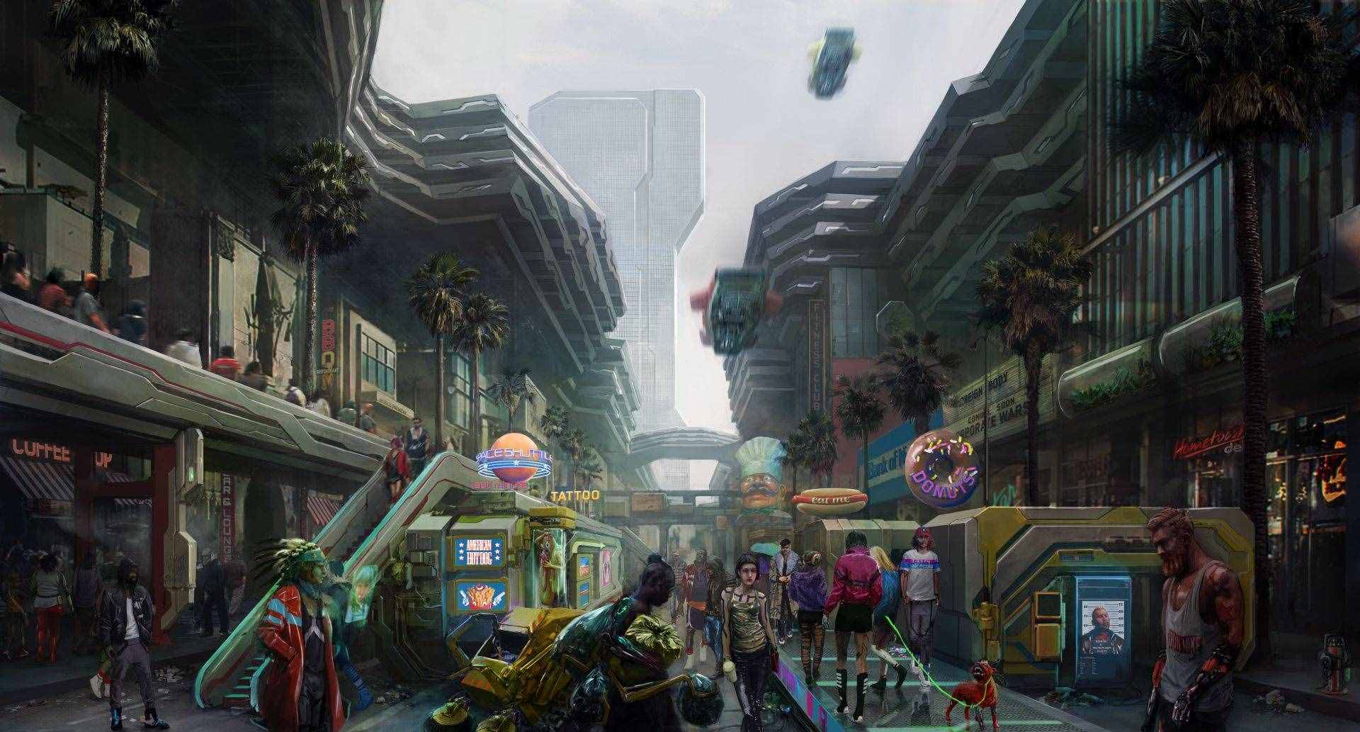 看完這24張概念圖，我更期待《賽博朋克2077》了