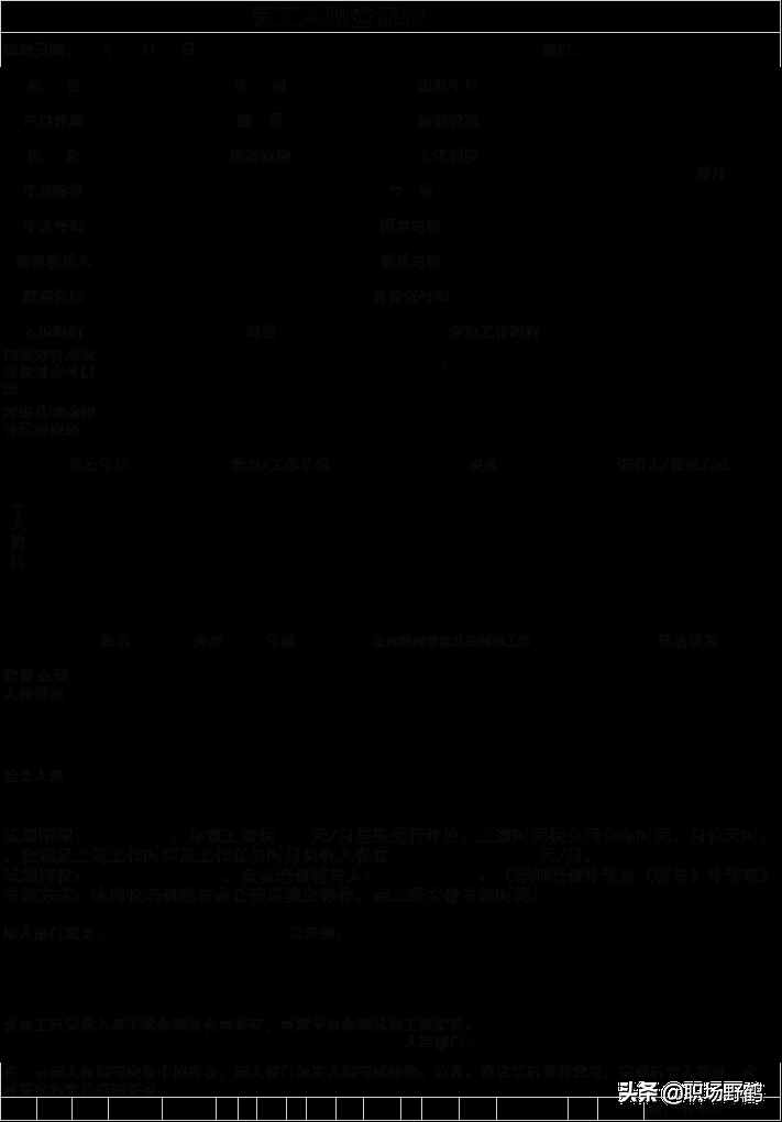 精典的人事管理制度+流程+表單