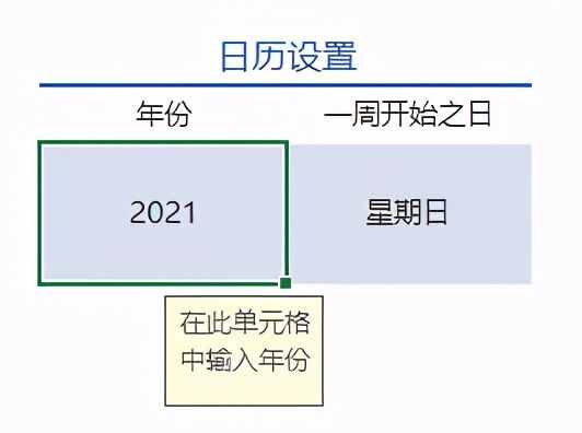 用Excel，也能制作出好看的日歷