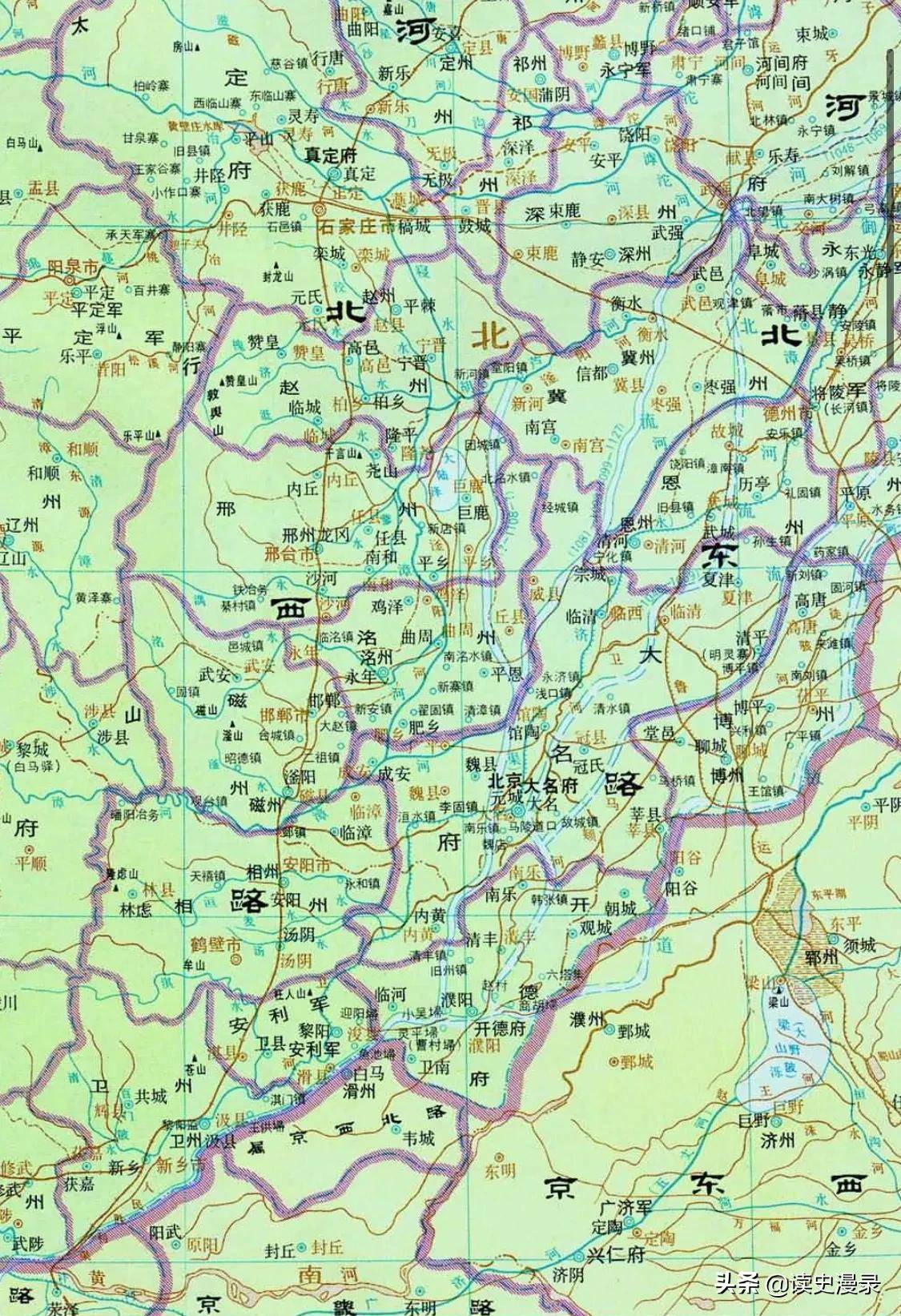 黃河以南是河南，黃河以北是河北，可兩省的分界線卻不是黃河
