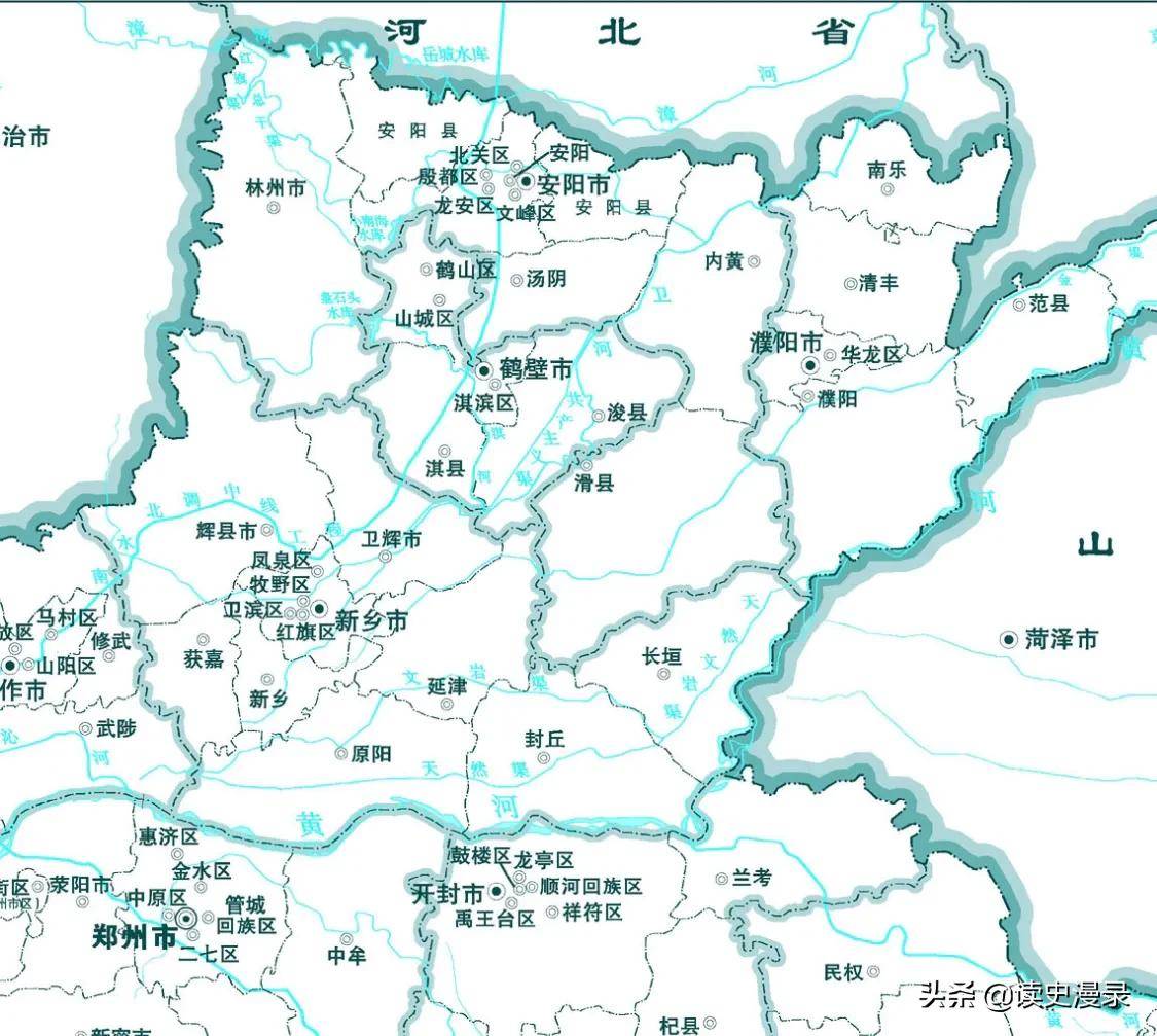 黃河以南是河南，黃河以北是河北，可兩省的分界線卻不是黃河