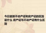 今日更新不動(dòng)產(chǎn)證和房產(chǎn)證的區(qū)別是什么 房產(chǎn)證與不動(dòng)產(chǎn)證有什么區(qū)別