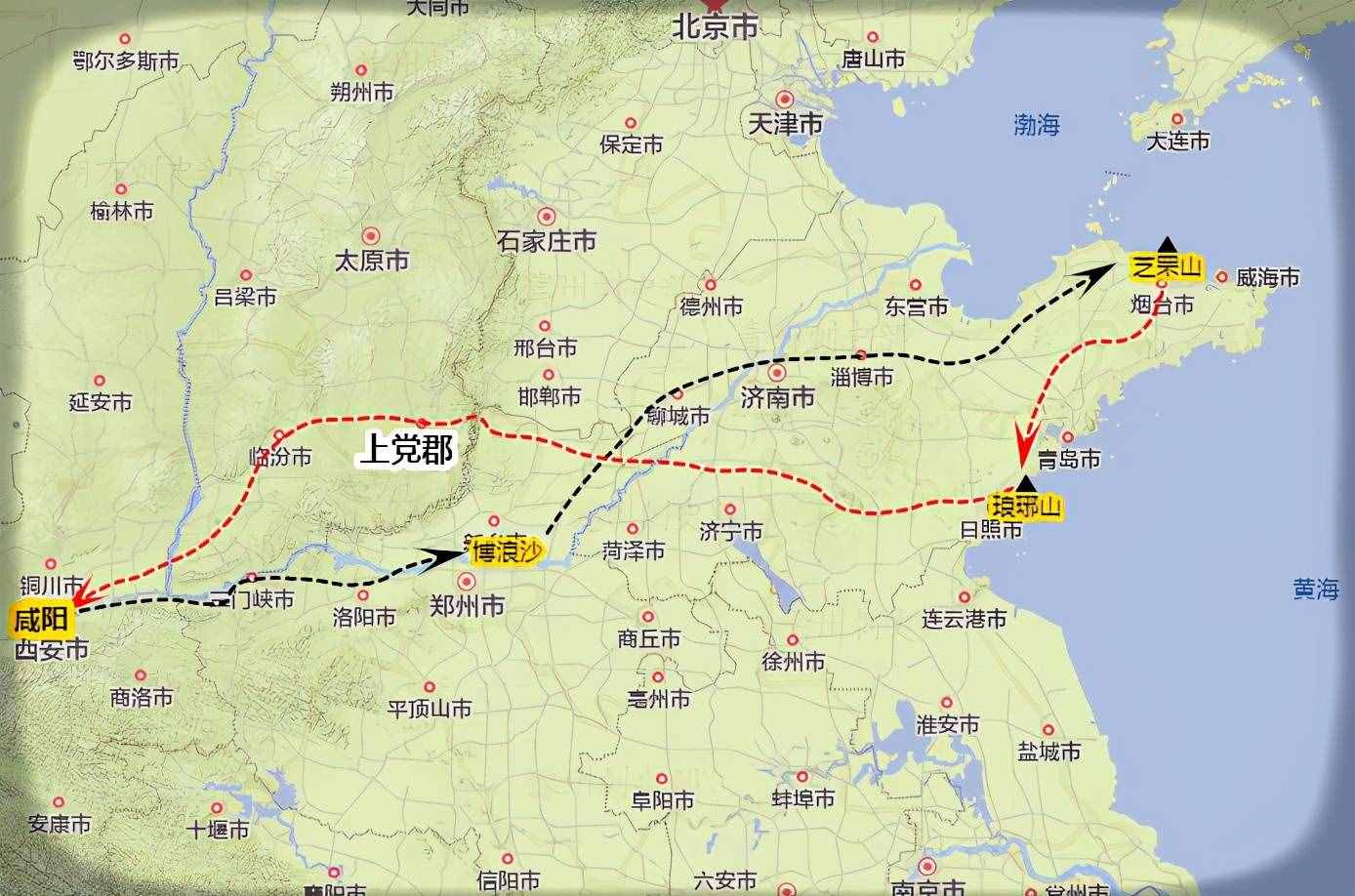 秦始皇5次巡游天下，總里程比想象的還要遠(yuǎn)，自駕游也自愧不如