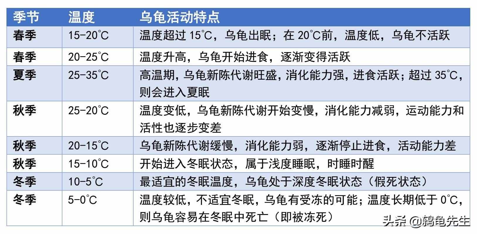 烏龜什么時(shí)間開始冬眠？溫度15度以下冬眠，各地龜冬眠時(shí)間一覽