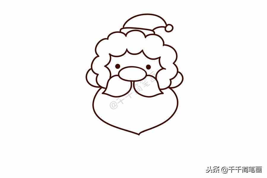 兒童輕松學(xué)畫10種圣誕老人簡(jiǎn)筆畫