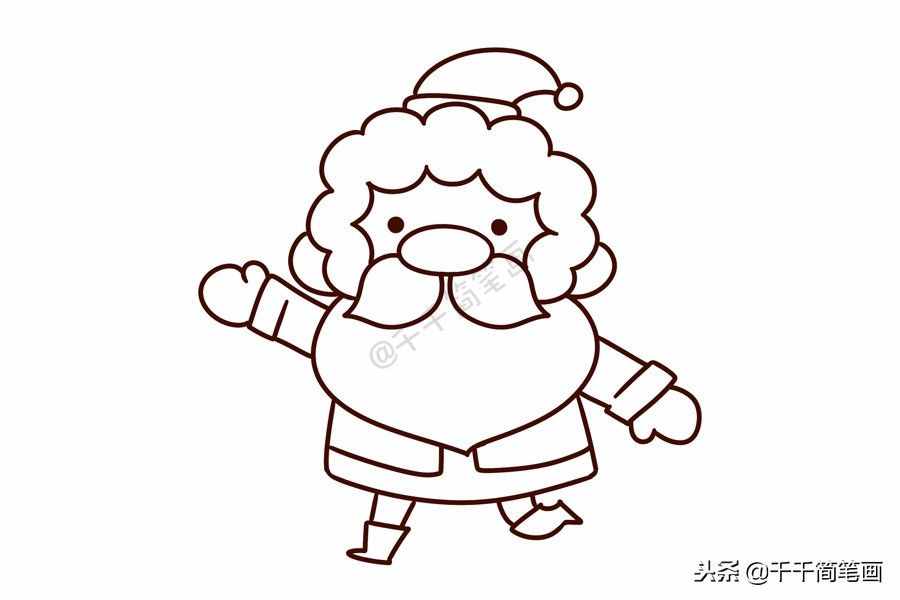 兒童輕松學(xué)畫10種圣誕老人簡(jiǎn)筆畫