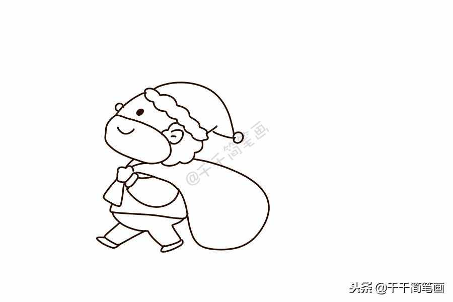 兒童輕松學(xué)畫10種圣誕老人簡(jiǎn)筆畫
