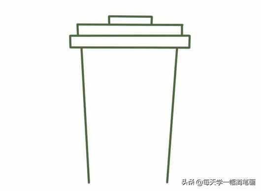 每天學(xué)一幅簡(jiǎn)筆畫(huà)--垃圾桶簡(jiǎn)筆畫(huà)教程