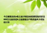 今日更新請問a有土地15畝及附著建筑物共折合600萬元抵債給b土地房屋過戶稅費(fèi)是多少或如何計(jì)算