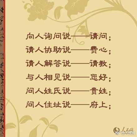 這些禮貌用語，你都會用嗎？