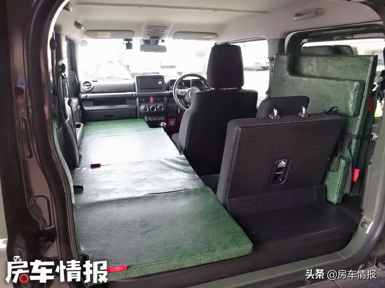 鈴木吉姆尼床車來(lái)啦！不僅越野性能好，到了野外還能變大床睡覺(jué)
