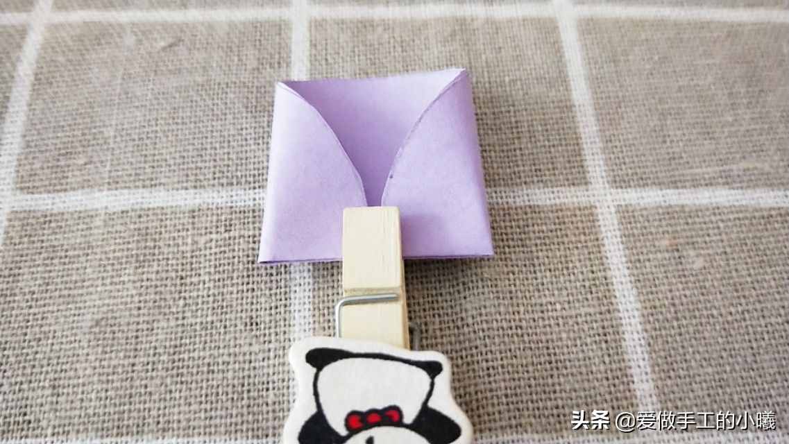 折紙教程：5步完成的可愛小花，簡單漂亮又清新