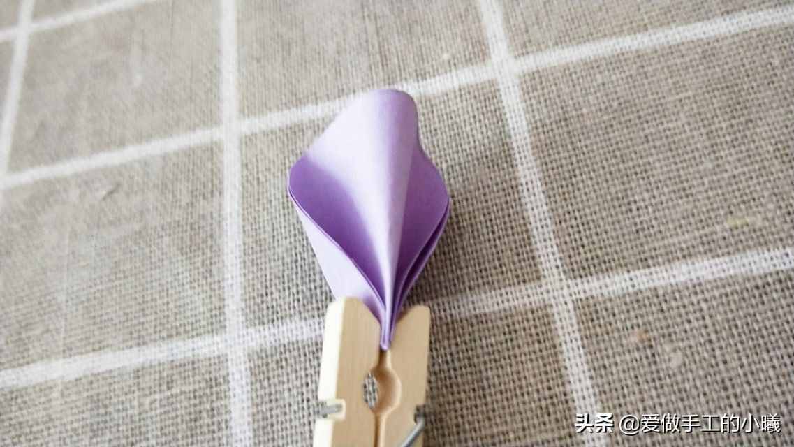 折紙教程：5步完成的可愛小花，簡單漂亮又清新