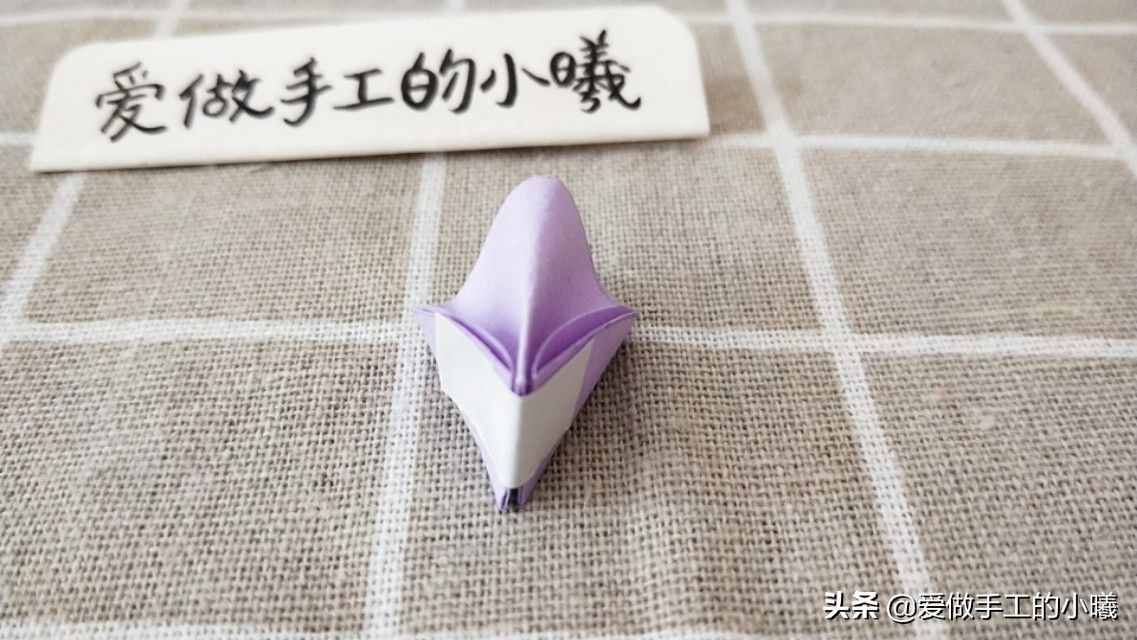 折紙教程：5步完成的可愛小花，簡單漂亮又清新