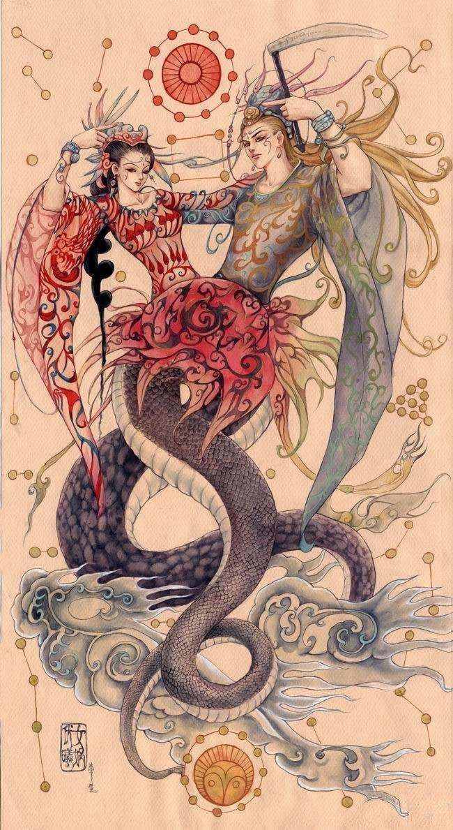 中國(guó)古代神話(huà)傳說(shuō)中，伏羲女?huà)z本是兄妹，為何卻結(jié)為了夫妻？