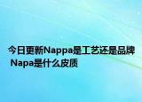 今日更新Nappa是工藝還是品牌 Napa是什么皮質(zhì)