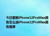 今日更新iPhone12ProMax顏色怎么選iPhone12ProMax顏色推薦
